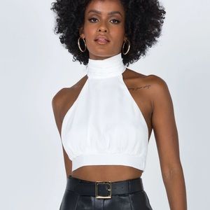 Princess Polly PAITYN TOP WHITE